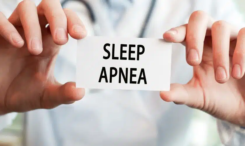 What are symptoms of sleep apnea?
